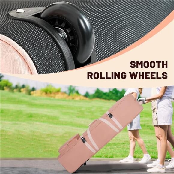 Golf Travel Bags for Airlines with Adjustable Support Rod and Detachable - Picture 3 of 8